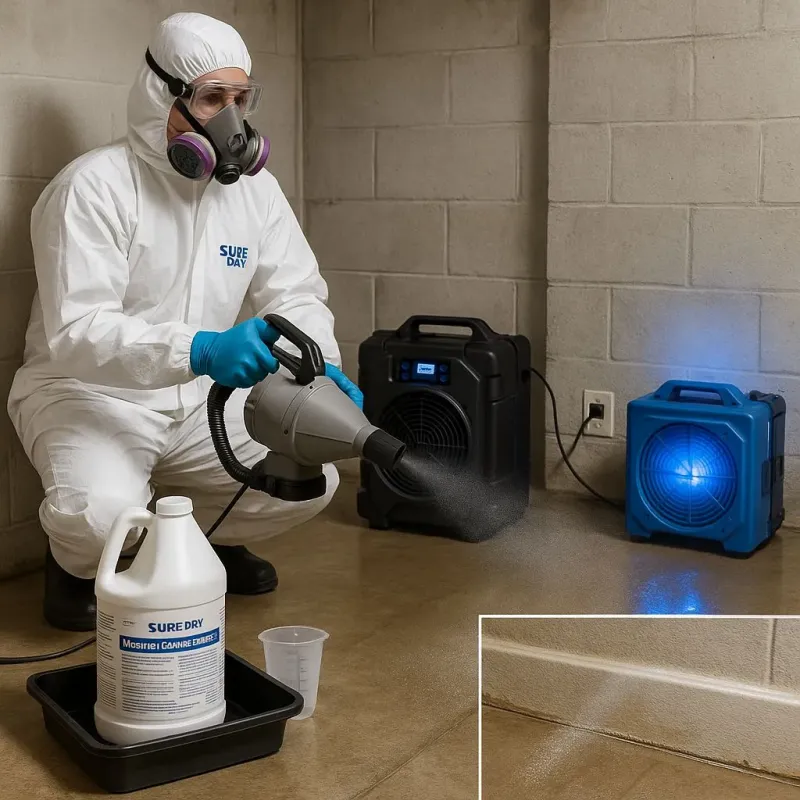 Sanitization and Odor Removal process in Fife Heights, WA